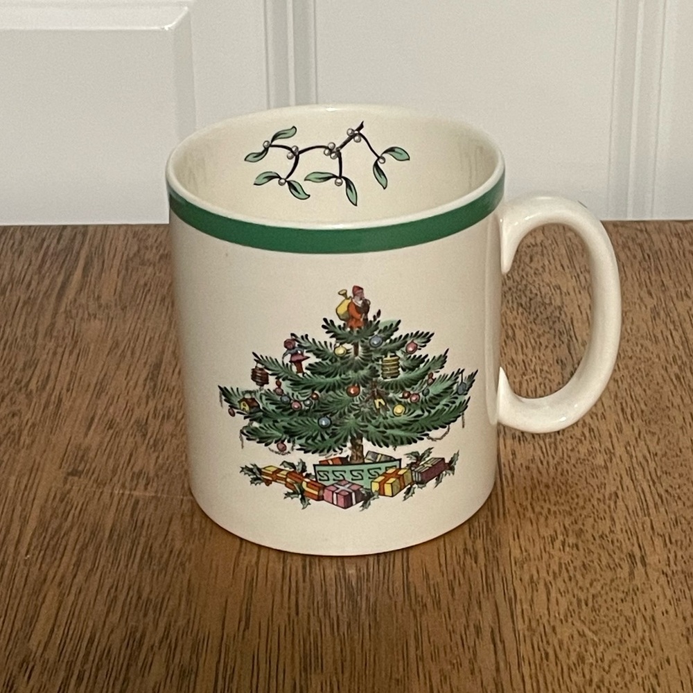 Vintage Spode Festive Tree Ceramic Mug